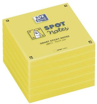 Oxford Spot Notes 75x75mm gelb (400096929)