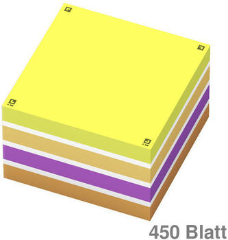 Oxford Spot Notes 75x75mm 450 Blatt sortierte Farben(400096789)