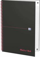 Oxford Black n' Red - Notizbuch - drahtkammgebunden