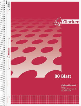 Brunnen Kollegblock A4 kariert/Rand 80 Blatt (5067828)