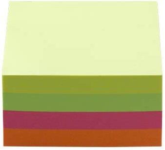 Dots neon Haftnotizen Standard farbsortiert 1 Würfel Pack (221984)