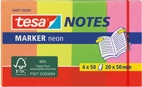 Tesa Marker Notes 4 X 50 Blatt Neon (56691-00000-01)