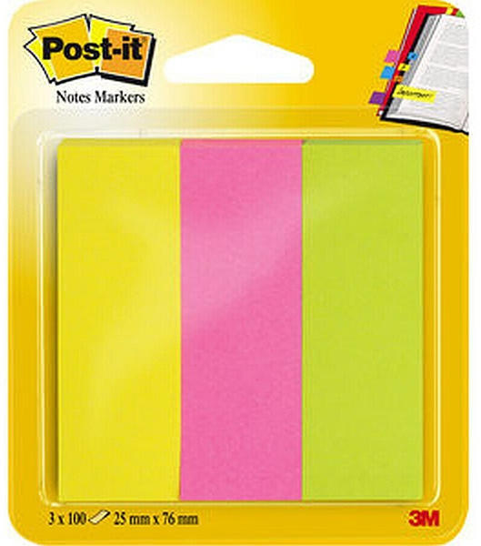 Post-it Notes Marker 25x76mm 3 x 100 Stk. (671-3)