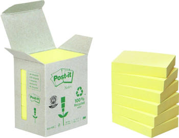 Post-it Notes 100% Recycled Paper 6 x 100 Stk. (653-1B)