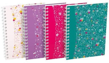 Oxford Collegeblock ForMe Floral A6 50 Blatt kariert Designs sortiert