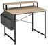 TecTake Schreibtisch mit Ablage und Stofftasche 120x60cm (404665)