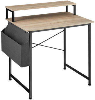 TecTake Schreibtisch mit Ablage und Stofftasche 80x55cm (404663)