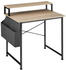 TecTake Schreibtisch mit Ablage und Stofftasche 80x55cm (404663)