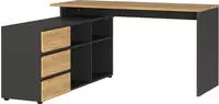 GERMANIA Eckschreibtisch "Lissabon" mit integriertem Sideboard, rechts oder links