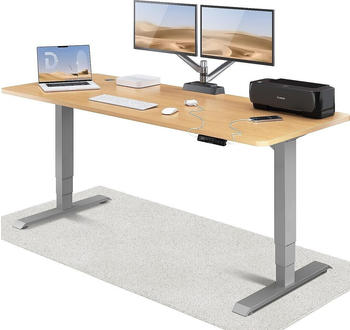 Desktronic Home Pro 200x80cm eiche/grau