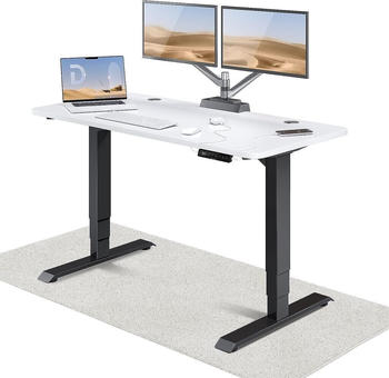 Desktronic Home Pro 140x70cm wei&szlig;/schwarz