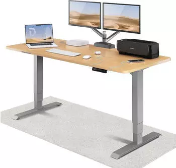 Desktronic Home Pro 180x80cm eiche/grau