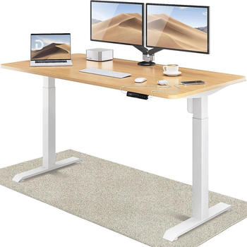 Desktronic Home One 160x80cm eiche/wei&szlig;