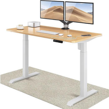 Desktronic Home One 140x70cm eiche/wei&szlig;
