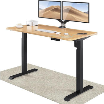 Desktronic Home One 140x70cm eiche/schwarz
