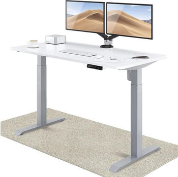 Desktronic Home One 140x70cm wei&szlig;/grau