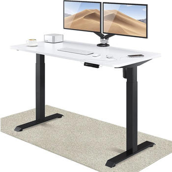 Desktronic Home One 140x70cm wei&szlig;/schwarz