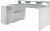 trendteam Gamer 160x115cm hellgrau/matt-weiß
