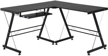 HomCom Computertisch 210x50x73,5cm schwarz (836-124BK)