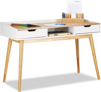 Schreibtisch, Skandinavisches Design, 2 Schubladen, B&uuml;rotisch Hxbxt: Ca. 76 X 120 X