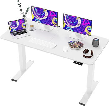 Sanodesk QS1+ 140x60cm wei&szlig;