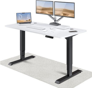 Desktronic Home Pro 160x80cm wei&szlig;/schwarz