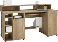 VOGL M&ouml;belfabrik Schreibtisch "Timra mit Monitoraufsatz, Tastaturauszug &