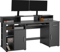 VOGL M&ouml;belfabrik Schreibtisch "Timra mit Monitoraufsatz, Tastaturauszug &