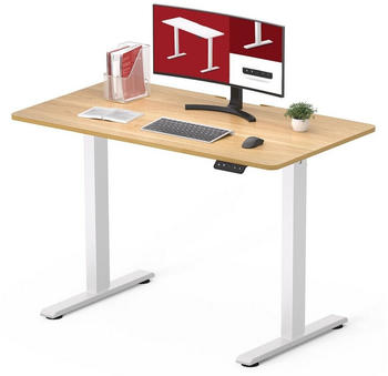 Sanodesk QS1+ 110x60cm ahorn/weiß