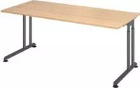 B&uuml;ro Schreibtisch 180x80 cm Modell ZS19 mechanische H&ouml;heneinstellung E =