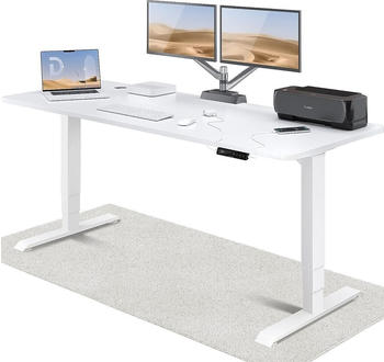 Desktronic Home Pro 200x80cm weiß/weiß