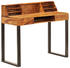 vidaXL Schreibtisch Massivholz und Stahl 100x40cm (247964)