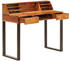 vidaXL Schreibtisch Massivholz und Stahl 100x40cm (247964)