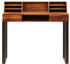 vidaXL Schreibtisch Massivholz und Stahl 100x40cm (247964)