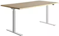Topstar E-Table elektrisch h&ouml;henverstellbarer Schreibtisch ahorn rechteckig,