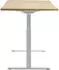 Topstar E-Table 160x80cm ahorn/weiß