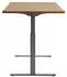 Topstar E-Table 160x80cm buche/silber