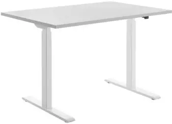 Topstar E-Table 120x80cm lichtgrau/wei&szlig;