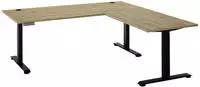 BEGA OFFICE Eckschreibtisch "Ben" 1 Stk. tlg. elektrisch h&ouml;henverstellbarer Desk mit