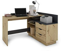 byLIVING Eckschreibtisch "Bern" mit viel Stauraum, Breite 129 cm, rechts oder links