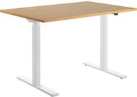 Topstar E-Table elektrisch h&ouml;henverstellbarer Schreibtisch buche rechteckig,