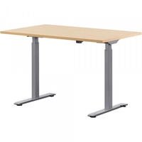 Topstar E-Table elektrisch h&ouml;henverstellbarer Schreibtisch ahorn rechteckig,