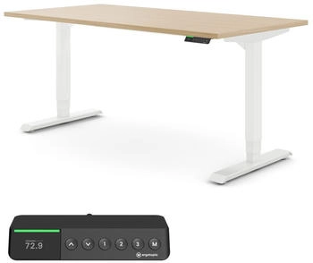 Ergotopia Desktopia Pro X Dekor 160x80cm ahorn/weiß