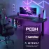 Ultimate Setup Gamer Tisch 180x80cm carbon-black