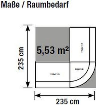 Kerkmann Bari 235x235cm 3556 anthrazit