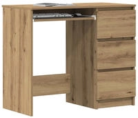 vidaXL Schreibtisch Artisan-Eiche 90x45x76 cm Holzwerkstoff