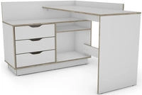 byLIVING Eckschreibtisch "Bern" mit viel Stauraum, Breite 129 cm, rechts oder links