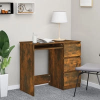vidaXL Schreibtisch R&auml;uchereiche 90x45x76 cm Holzwerkstoff