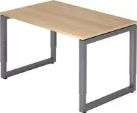 B&uuml;ro Schreibtisch 120 x 80 cm Modell RS12 mechanische H&ouml;heneinstellung