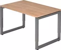 B&uuml;ro Schreibtisch 120 x 80 cm Modell RS12 mechanische H&ouml;heneinstellung
